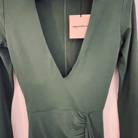 NWT Superdown Martyna Deep V Dress XXS - Picture 6 of 7